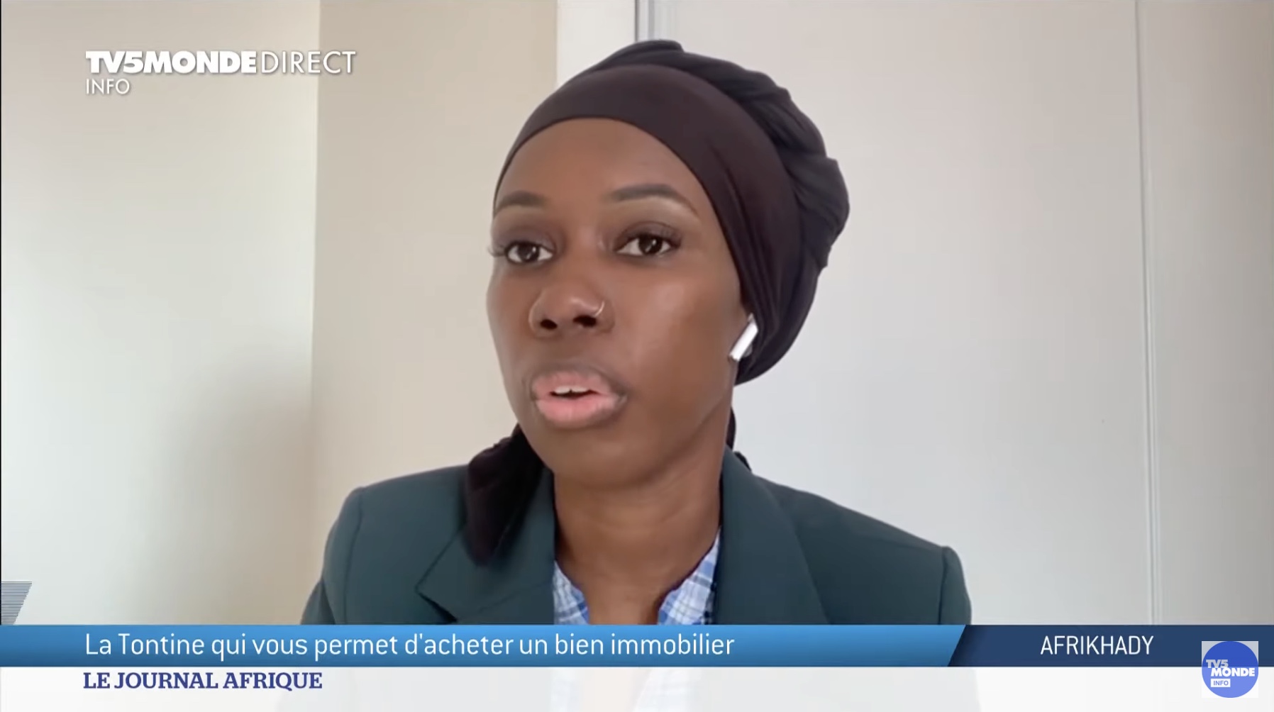 TV5 Monde - Chronique Afrikhady : la tontine qui vous permet d'acheter un bien immobilier !